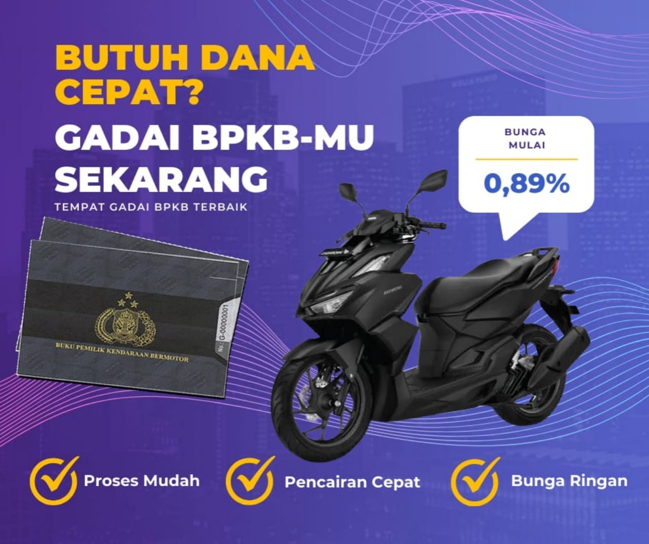 Kredit Jaminan Bpkb Motor Honda Vario 160 Dapat Dana Berapa? Seperti Ini Simulasinya